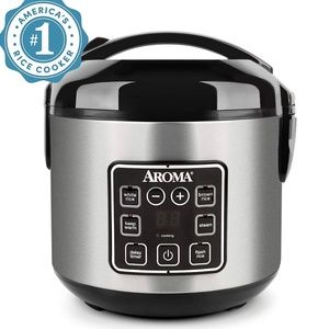 New Aroma 8-Cup Programmable Rice & Grain Cooker, Steamer